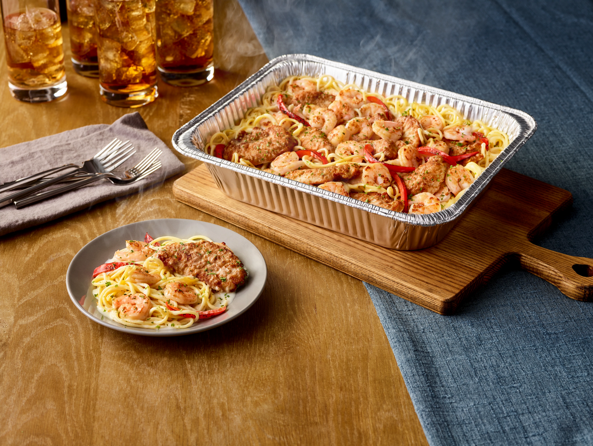 Chicken & Shrimp Carbonara