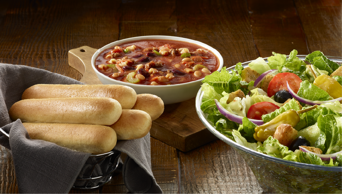Never-Ending Soup, Salad &amp; Breadsticks