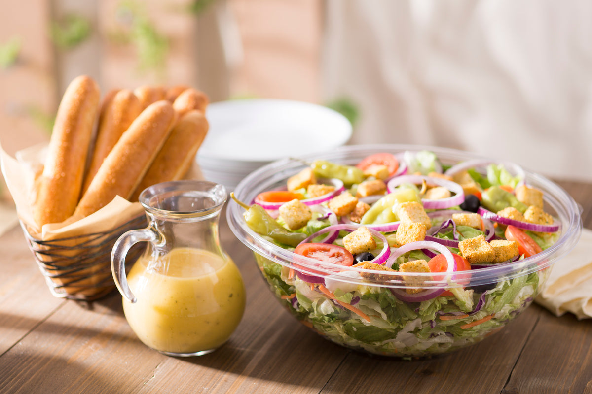 Jumbo Salad &amp; 12 Breadsticks